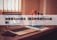 湖南镇江seo优化（镇江如何进行seo品牌）